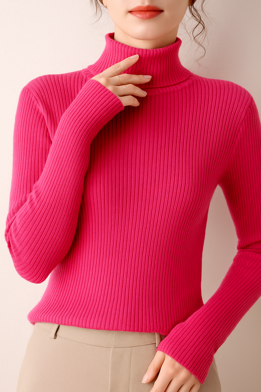 Blomia CashmereSoft™ Turtleneck Sweater