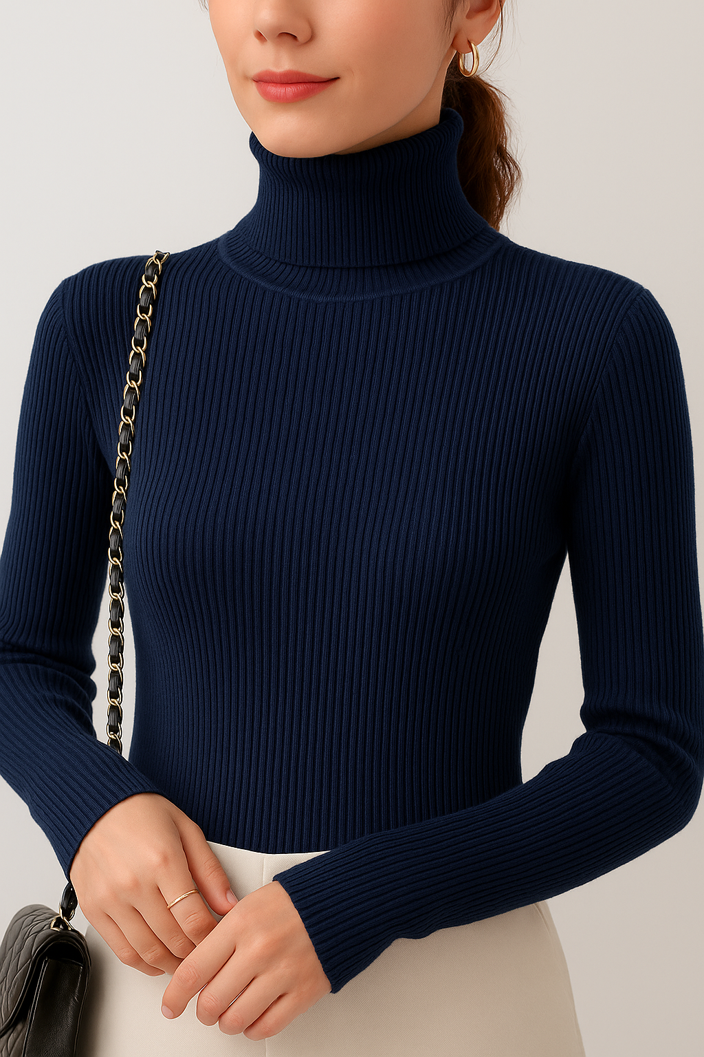 Blomia CashmereSoft™ Turtleneck Sweater