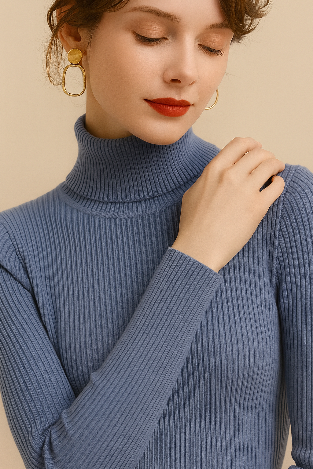 Blomia CashmereSoft™ Turtleneck Sweater