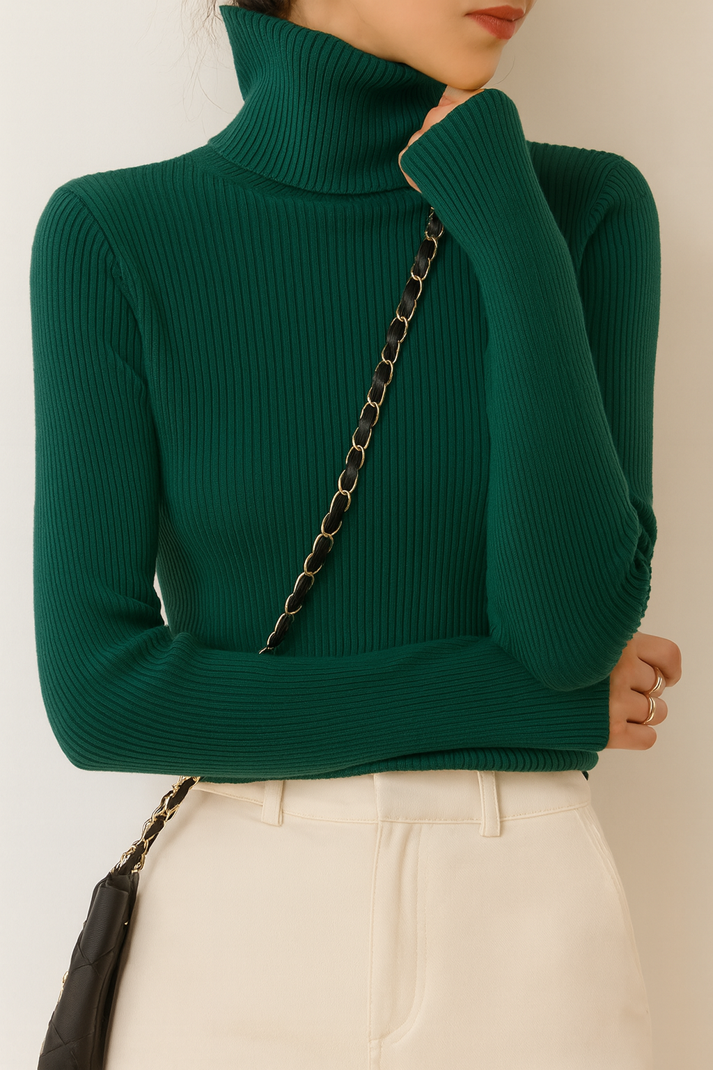 Blomia CashmereSoft™ Turtleneck Sweater