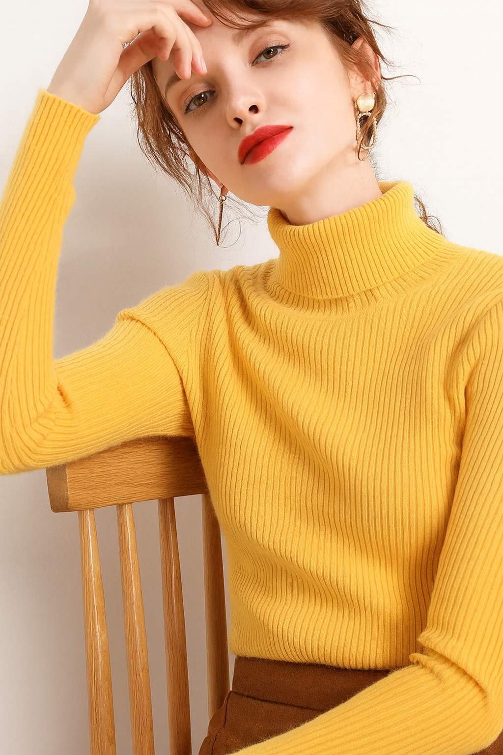 Blomia CashmereSoft™ Turtleneck Sweater