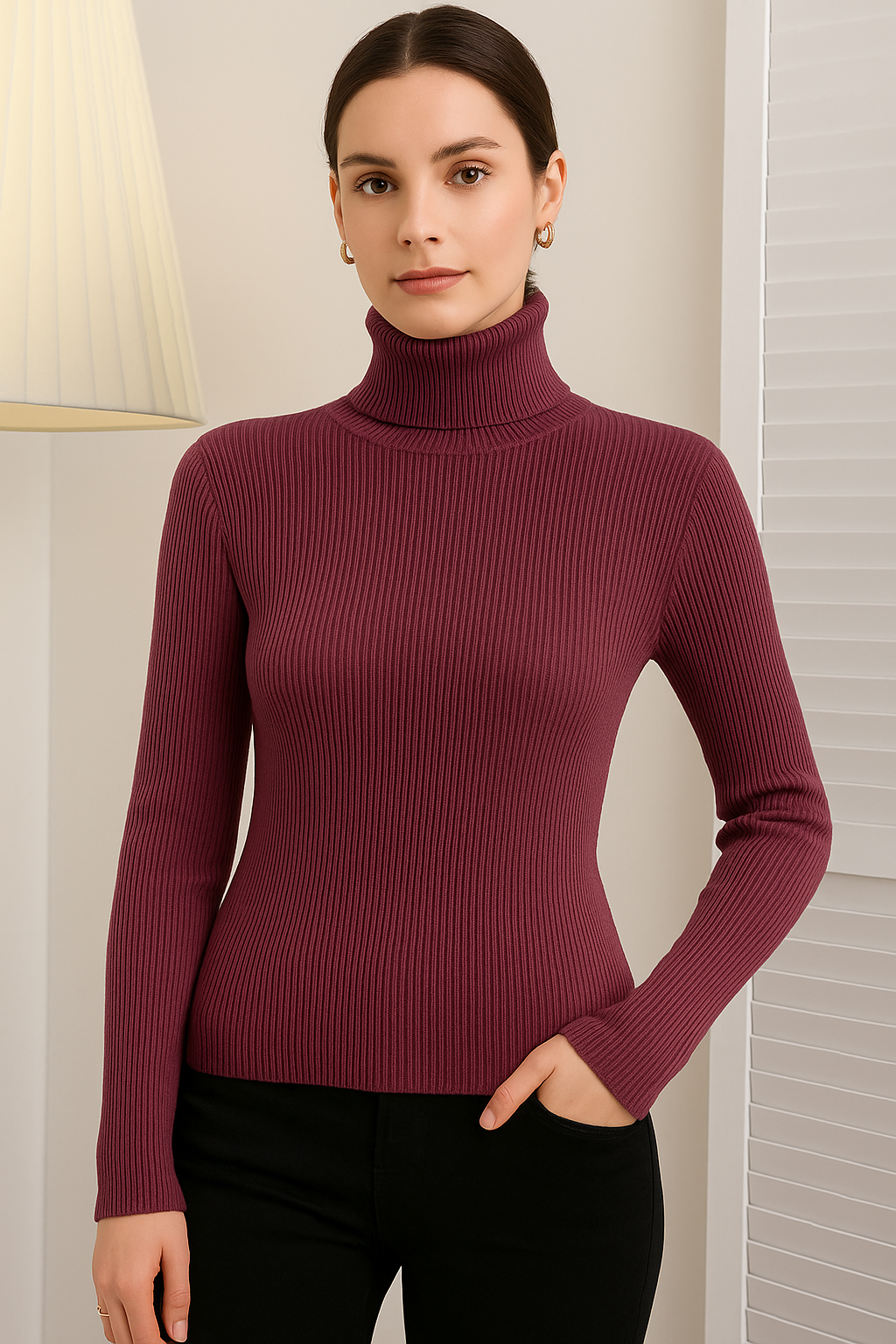 Blomia CashmereSoft™ Turtleneck Sweater
