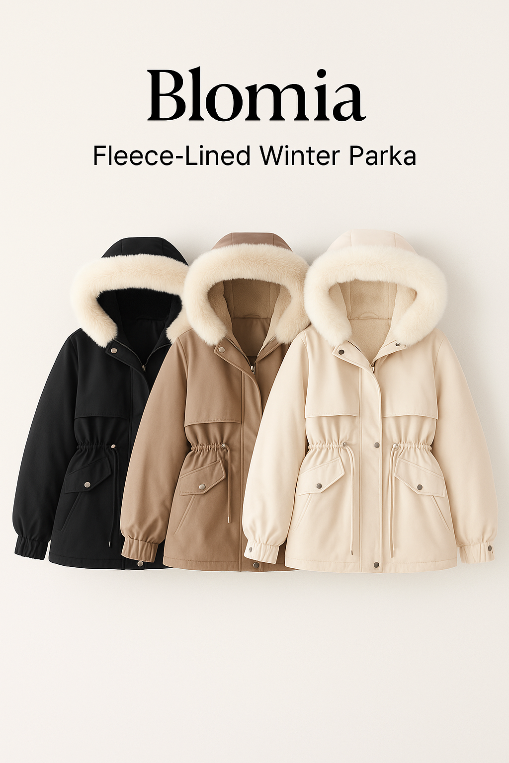 Blomia Fleece-Lined Winter Parka
