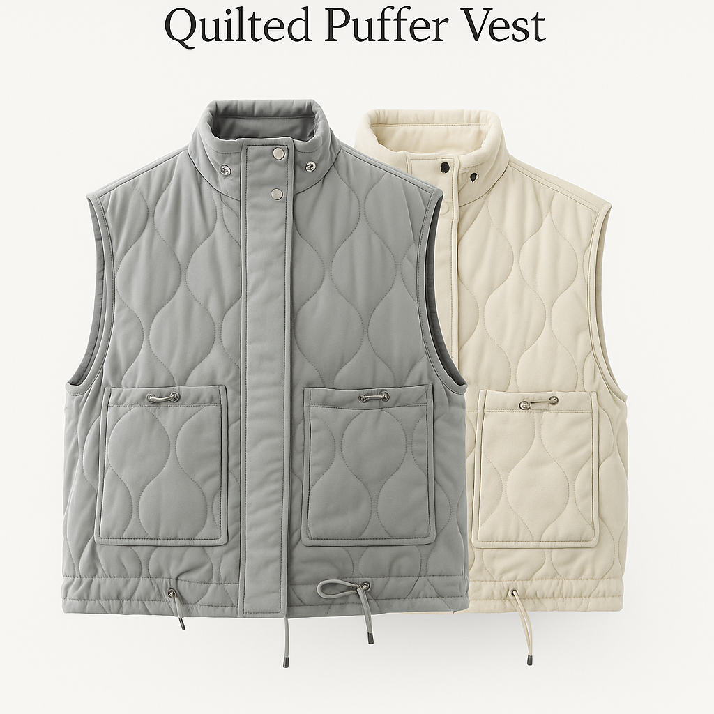 Blomia Quilted Puffer Vest