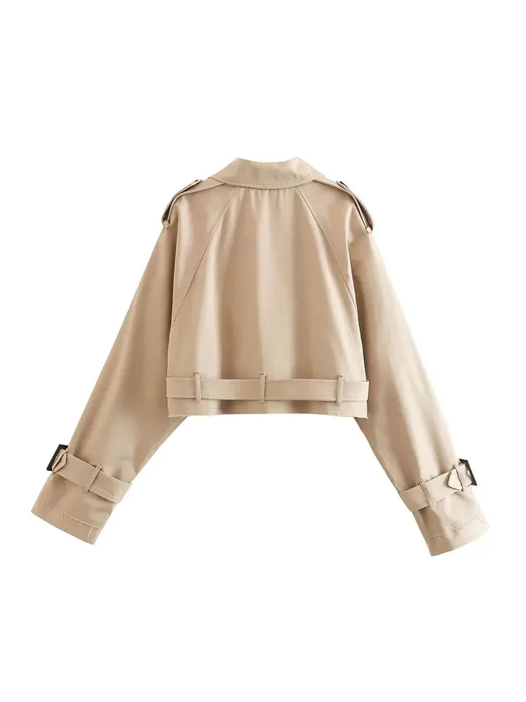 Blomia – Cropped Trench Jacket
