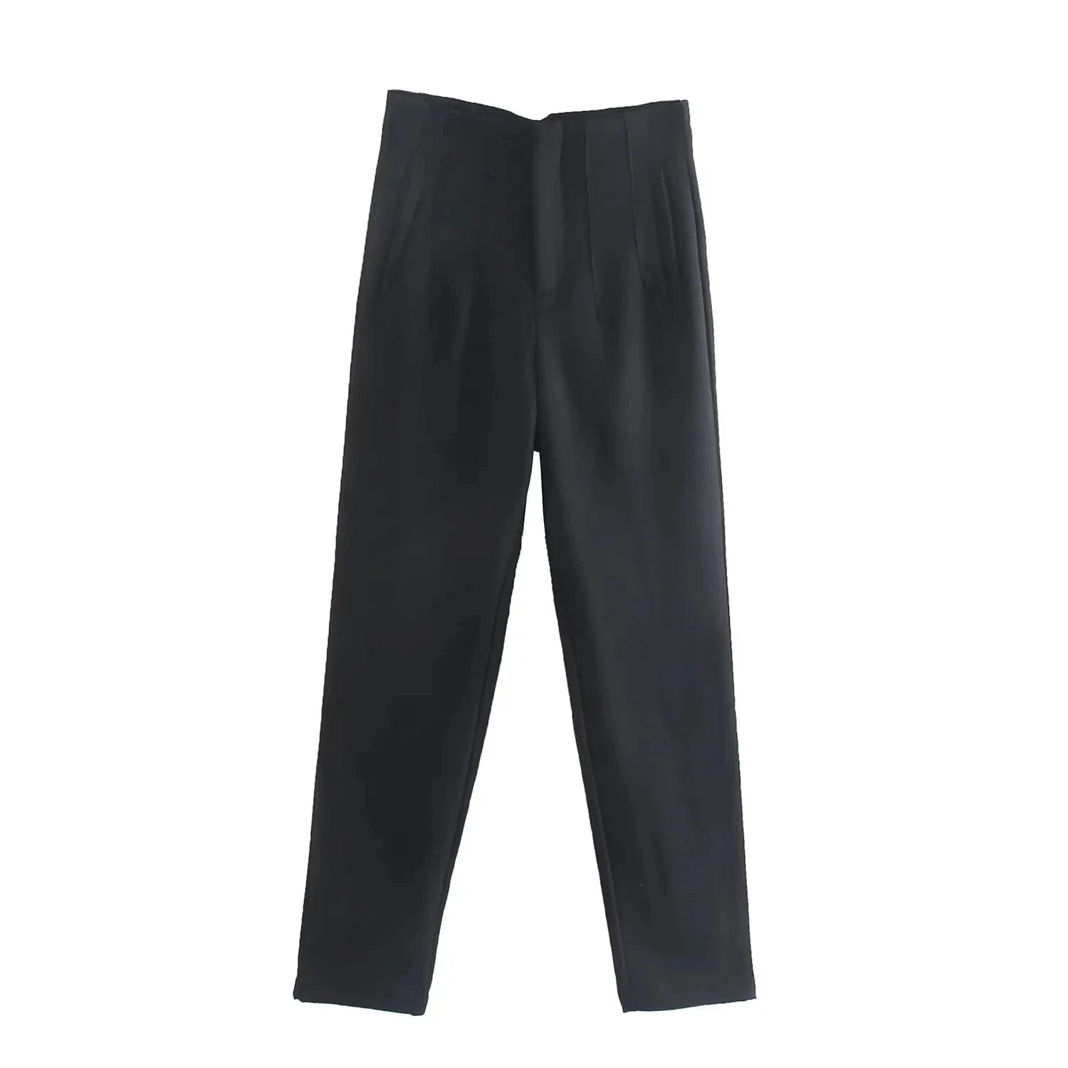 Blomia High-Waist Slim Trousers