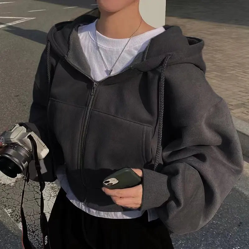 Blomia Cozy Zip-Up Hoodie – Effortless Warmth, Everyday Style