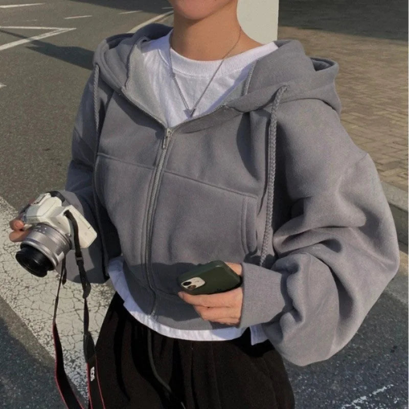 Blomia Cozy Zip-Up Hoodie – Effortless Warmth, Everyday Style