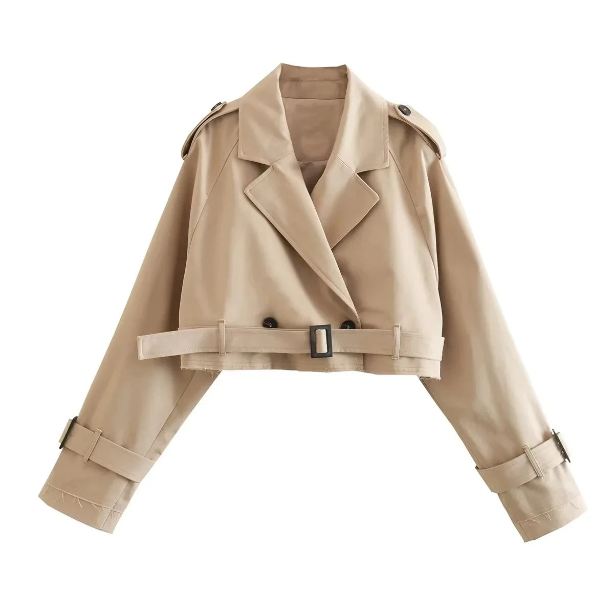 Blomia – Cropped Trench Jacket