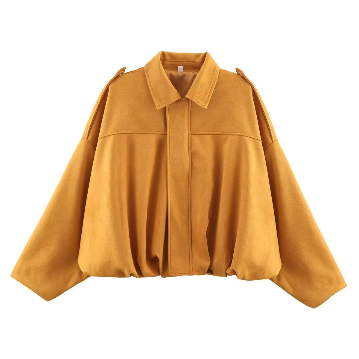 Women’s Suede Effect Bomber Jacket (2025 Collection)